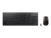 Lenovo Essential Wireless Combo - Tastatur- og mussett - trådløs - 2.4 GHz - Tysk 4X30M39472