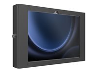 Compulocks Galaxy Tab S9/S9FE 10.9" Apex Secured Enclosure Wall Mount - Innhegning - bærbar, eksponert front/bak kamera og sensorer - for nettbrett - låsbar - metallramme - svart - skjermstørrelse: 10.9" - gulvstativmonterbar - for Samsung Galaxy Tab S10 FE, Tab S10 Lite, Tab S11, Tab S9, Tab S9 FE 109GAPXB