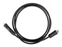 Crestron CBL-4K-USBC-HD Series CBL-4K-USBC-HD-6 - Adapterkabel - USB-C hann til HDMI hann - 1.83 m - dobbeltisolert - svart - 4K-støtte, aktiv CBL-4K-USBC-HD-6