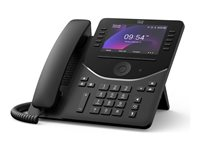 Cisco Desk Phone 9861 - VoIP-telefon - med Trusted Platform Module (TPM) 2.0 med anrops-ID/samtale venter - IEEE 802.11a/b/g/n/ac (Wi-Fi) / Bluetooth 5.2 LE - SIP, SDP, RTCP, RTP, SRTP - 130 linjer - karbon sort DP-9861-K9=