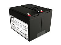 APC - UPS-batteri - VRLA - 2 x batteri - blysyre - 10 Ah - 0U - for Easy UPS SMV SMV1500A, SMV1500A-CA, SMV1500AI-MS, SMV1500CAI APCRBCV207