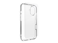 Zagg InvisibleShield Glass Elite 360 - Baksidedeksel for mobiltelefon - blank - med Skjermbeskytter i herdet glass - for Apple iPhone 16 Plus 200515375