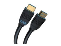 C2G 12ft (3.6m) C2G Performance Series Ultra Flexible High Speed HDMI Cable - 4K 60Hz In-Wall, CMG (FT4) Rated - High Speed - HDMI-kabel med Ethernet - HDMI hann til HDMI hann - 3.6 m - svart - toretnings, 4K 60Hz støtte C2G10399
