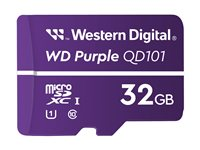 WD Purple WDD032G1P0C-85AEL0 - Flashminnekort - 32 GB - UHS-I U1 / Class10 - microSDXC - purpur WDD032G1P0C-85AEL0