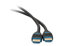C2G 3ft 4K HDMI Cable - Performance Series Cable - Ultra Flexible - M/M - HDMI-kabel - HDMI hann til HDMI hann - 90 cm - svart C2G10376