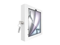 Compulocks iPad Air M2 & M3 11", Apex Enclosure Core Stand - White - Monteringssett (hus, stativ) - for nettbrett - låsbar - metallramme - hvit - skjermstørrelse: 11" - skranke, veggmonterbar - for Apple 11-inch iPad Air (M2, M3) 111W11APXW