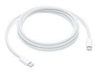 Apple - USB-kabel - USB-C (hann) til USB-C (hann) - 2 m - opp til 240 W strømforsyningsstøtte MU2G3ZM/A