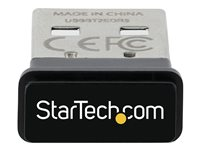 StarTech.com USB Bluetooth 5.0 Adapter, USB Bluetooth Dongle Receiver for PC/Computer/Laptop/Keyboard/Mouse/Headsets, Range 33ft/10m, EDR (USBA-BLUETOOTH-V5-C2) - Nettverksadapter - USB - Bluetooth 5.0 EDR, Bluetooth 5.0 LE, Bluetooth 5.0 - Klasse 2 - svart USBA-BLUETOOTH-V5-C2