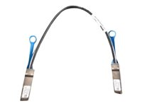Dell Networking - Direkte 100GBase-koblingskabel - QSFP28 til QSFP28 - 50 cm - 0.5 m - fiberoptisk - passiv - for Networking S6100; Networking S5224, S5232, S5248, Z9100; PowerSwitch S5212, S5224 470-ABPW