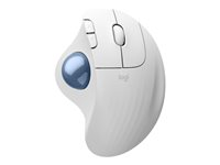 Logitech Ergo Series ERGO M575S - Styrekule - ergonomisk - optisk - 5 knapper - trådløs - Bluetooth, 2.4 GHz - Logitech Logi Bolt USB-mottaker - gulaktig hvit 910-007030