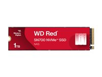 WD Red SN700 WDS100T1R0C-68BDK0 - SSD - 1 TB - intern - M.2 2280 - PCIe 3.0 x4 (NVMe) WDS100T1R0C-68BDK0