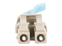 C2G LC-LC 10Gb 50/125 OM3 Duplex Multimode PVC Fiber Optic Cable (LSZH) - Nettverkskabel - LC multimodus (hann) til LC multimodus (hann) - 20 m - 20 m - fiberoptisk - dupleks - 50 / 125 mikroner - OM3 - halogenfri - akvamarin 85556