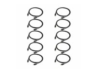 StarTech.com 2m VESA Certified DisplayPort 1.2 Cable - 10 Pack - 4K 60Hz - DisplayPort-kabel - DisplayPort (hann) låst til DisplayPort (hann) låst - DisplayPort 1.2 - 2 m - stereo 3D, 4K60Hz UHD-støtte - svart (en pakke 10) DISPL2M10PK