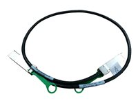 HPE X240 Direct Attach Copper Cable - Direkte 100GBase-koblingskabel - QSFP28 (hann) til QSFP28 (hann) - 5 m - for FlexFabric 12900, 12900E 36, 12902, 5930, 5930 2QSFP+, 5930 2-slot, 5930 32, 5930 4-slot JL273A