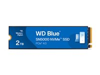 WD Blue SN5000 WDS200T4B0E-00CNZ0 - SSD - 2 TB - intern - M.2 2280 - PCIe 4.0 x4 (NVMe) WDS200T4B0E-00CNZ0