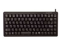 CHERRY Compact-Keyboard G84-4100 - Tastatur - PS/2, USB - Pan Nordic - svart G84-4100LCMPN-2