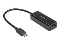 StarTech.com USB C to DisplayPort Adapter, 8K/5K/4K USB Type C to DP 1.4 Alt Mode Video Converter, HBR3/DSC/HDR, 8K 60Hz, Thunderbolt 3 Compatible DisplayPort 1.4 Monitor Display Adapter - 8K USB-C to DP Adapter (CDP2DP14B) - DisplayPort-adapter - USB-C (hann) til DisplayPort (hunn) - Thunderbolt 3 / DisplayPort 1.4 - 1080p-støtte, 4K 120 Hz støtte, 8 K 60 Hz (7680 x 4320) støtte, 5K 60Hz støtte - svart - for P/N: TB4CDOCK CDP2DP14B