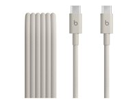 Beats - USB-kabel - 24 pin USB-C (hann) til 24 pin USB-C (hann) - USB 2.0 - 1.5 m - Hurtiglading opptil 60W - overspenningsstein MDGD4ZM/A