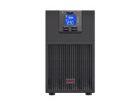 APC Easy UPS On-Line - UPS - tårn - AC 220/230/240 V - 2700 watt - 3000 VA - enkeltfase - blysyre - USB, serial - utgangskontakter: 7 - PFC - Europa - svart, RAL 7010 SRV3KI-E