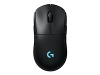 Logitech G PRO 2 - Mus - gaming - høyre- og venstrehåndet - optisk - 8 knapper - trådløs, kablet - 2.4 GHz, USB - USB Logitech LIGHTSPEED-mottaker - svart 910-007295