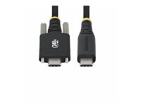 StarTech.com 6.6ft (2m) USB-C Charging Cable, 240W, Silicone Jacket - USB-kabel - USB-C (hann) rett/låsende til USB-C (hann) rett - USB 2.0 - 48 V - 5 A - 2 m - utvidet effektområde (EPR), USB Power Delivery (240 W), støtte for Power Delivery 3,1 - svart S2CEPR2M-USBSL-CABLE