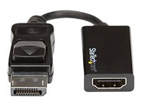 StarTech.com DisplayPort to HDMI Adapter - DP to HDMI - 4K 60Hz (DP2HD4K60S) - Videokonverter - DisplayPort - HDMI - for P/N: DK30C2DAGPD, TB32DP14, TB32DP2T, TB3DK2DHV, TB3DK2DHVUE DP2HD4K60S