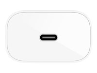 Belkin BoostCharge - Strømadapter - 25 watt - PD 3.0 (USB-C) - hvit WCA004VF1MWH-B6
