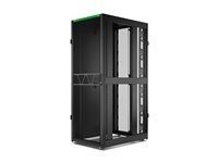 APC NetShelter SX Gen 2 - Rack skap - 1991 H x 750W x 1070D mm, med sider - står på gulv - svart - 42U - 19" - TAA-samsvar - for P/N: SMT1000RM1U, SMT750RM1U, SRTL10KRM4UT, SRTL5KRM2UI-HW, SRTL5KRM2UT-HW, SRTL8KRM4UT AR3150B2