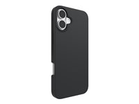 ZAGG Manhattan Snap - Baksidedeksel for mobiltelefon - MagSafe-samsvar - silikon, grafen - svart - for Apple iPhone 16 Plus 702315195