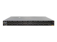 HPE Aruba CX 9300-32D 32-port 100/200/400G QSFP-DD 2-port 10G SFP+ Switch - Switch - L3 - Styrt - 32 x 100/200/400 Gigabit QSFP-DD + 2 x 1 Gigabit / 10 Gigabit SFP+ - bakside til front-luftflyt - rackmonterbar - BTO R9A30A#ABB