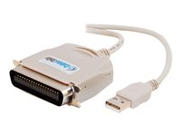 C2G USB to IEEE-1284 Printer Cable - Parallelladapter - USB - IEEE 1284 - beige 81626
