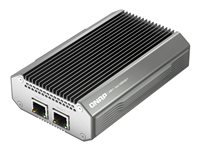QNAP QNA-UC10G2T - nettverksadapter - USB4 / Thunderbolt 4 - 10Gb Ethernet x 2 QNA-UC10G2T
