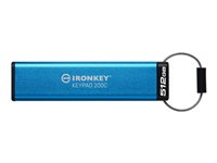 Kingston IronKey Keypad 200C - USB-flashstasjon - kryptert - FIPS 140-3 Level 3 - 512 GB - USB 3.2 Gen 1 IKKP200C/512GB