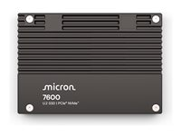 Micron 7600 PRO - SSD - Read Intensive - kryptert - 3.84 TB - intern - 2.5" - U.2 PCIe 5.0 x4 (NVMe) - FIPS 140-3 Level 2 - TCG Opal Encryption MTFDLAL3T8THG-1BP1DFCYYT