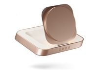 ZENS Nightstand Charger - Limited Edition - trådløst ladestativ + AC-strømadapter - 15 watt - Apple Fast Charge (trådløs lading (15W)) - kobber, hvit ZESC16W/00