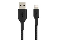 Belkin BoostCharge - Lightning-kabel - Lightning hann til USB hann - 3 m - svart CAA002BT3MBK