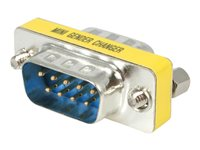 StarTech.com Slimline Serial DB9 Gender Changer - M/M - Serial gender changer - DB-9 (M) to DB-9 (M) - GC9SM - Seriell hann-hunnveksler - DB-9 (hann) til DB-9 (hann) - for P/N: IC232TTL GC9SM