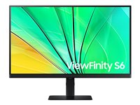 Samsung ViewFinity S6 S27D600EAU - S60UD Series - LED-skjerm - QHD - 27" - HDR LS27D600EAUXEN