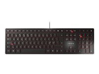 CHERRY KC 6000 SLIM - Tastatur - USB - Pan Nordic - tastsvitsj: CHERRY SX - svart JK-1600PN-2