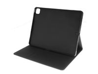Insmat Exclusive - Lommebok for nettbrett - leatherette, papir, kartong, termoplast-polyuretan (TPU), bomullssting - svart - for Apple 13-inch iPad Air (M2, M3) 652-1331