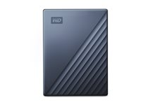 WD My Passport for Mac WDBEJA0060BBL - Harddisk - kryptert - 6 TB - ekstern (bærbar) - USB 3.2 Gen 1 (USB-C kontakt) - 256-bit AES - blå WDBEJA0060BBL-WESN