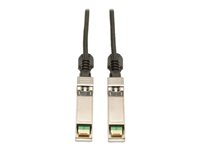 Eaton Tripp Lite Series SFP+ 10Gbase-CU Passive Twinax Copper Cable, SFP-H10GB-CU5M Compatible, Black, 5M (16.4 ft.) - Direktekoblingskabel - SFP+ (hann) til SFP+ (hann) - 5 m - toakset - svart N280-05M-BK