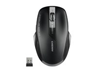 CHERRY MW 2310 2.0 - Mus - høyre- og venstrehåndet - optisk - 6 knapper - trådløs - RF, 2.4 GHz - USB trådløs mottaker - svart JW-T0320