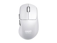 CHERRY Xtrfy M64 Pro - Mus - ergonomisk - optisk - 5 knapper - trådløs - 2.4 GHz - USB trådløs mottaker - hvit CX-M64W-PRO-WHITE