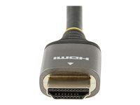 StarTech.com 20in (50cm) HDMI 2.1 Cable 8K - Certified Ultra High Speed HDMI Cable 48Gbps - 8K 60Hz/4K 120Hz HDR10+ eARC - Ultra HD 8K HDMI Cord - Monitor/TV/Display - Flexible TPE Jacket - Ultra High Speed - HDMI-kabel - HDMI hann til HDMI hann - 50 cm - skjermet - grå, svart - passiv, 4K 120 Hz støtte, 8 K 60 Hz (7680 x 4320) støtte HDMM21V50CM