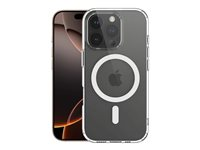 Insmat - Baksidedeksel for mobiltelefon - MagSafe-samsvar - termoplast-polyuretan (TPU), polykarbonat - blank - for Apple iPhone 16 Pro 650-1296