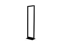 APC NetShelter 2 Post Open Frame Rack - Rack - svart - 45U - 19" - for P/N: SMT750RM2UCNC, SMTL2K2RM2UCL, SMTL2K2RM2UCLNC, SMTL3KRM2UCL, SMTL3KRM2UCLNC AR201