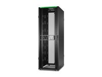 APC NetShelter SX Gen 2 - Rack skap - 2258H x 750W x 1070D mm, med sider - står på gulv - svart - 48U - 19" - TAA-samsvar - for P/N: SMT1000RM1U, SMT750RM1U, SRTL10KRM4UT, SRTL5KRM2UI-HW, SRTL5KRM2UT-HW, SRTL8KRM4UT AR3157B2