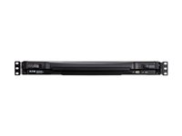 Eaton NetDirector - KVM-konsoll med KVM-svitsj - 16 porter - 19" - kan monteres i rack - 1920 x 1080 Full HD (1080p) @ 60 Hz - svart - 1U B064C-16-1X1-IP