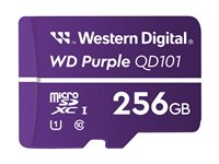 WD Purple WDD256G1P0C-85AEL0 - Flashminnekort - 256 GB - UHS-I U1 / Class10 - microSDXC - purpur WDD256G1P0C-85AEL0